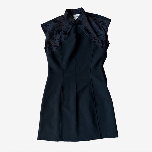 90s Vintage Qipao Mini Dress - Picture 1 of 2